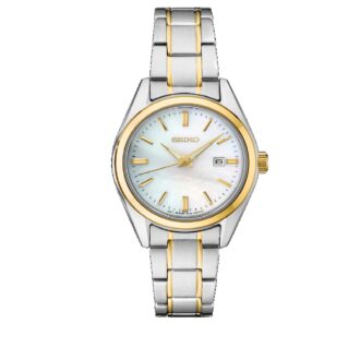 Seiko Women's Two-Tone MOP Dial Quartz Watch