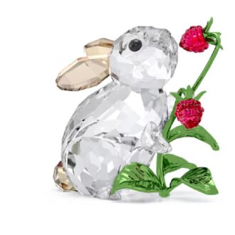 Swarovski Idyllia Rabbit with Raspberries Figurine