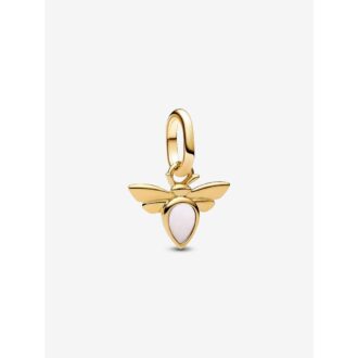 Pandora Bee 14k Gold-Plated Mini Dangle Charm