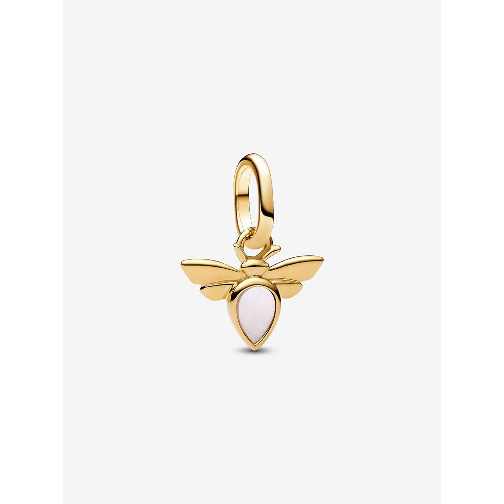 Pandora Bee 14k Gold-Plated Mini Dangle Charm