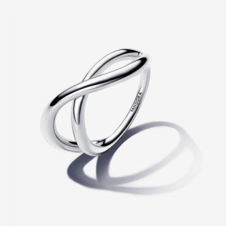 Pandora Sterling Silver Organically Shaped Infinity Ring