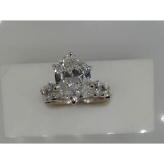 Loose Oval Diamond 3.01ct F SI1 GIA Certified