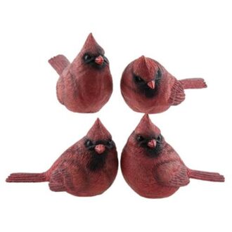 3" Assorted Style Resin Cardinal Figurine
