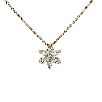 Pandora Sparkling Herbarium Cluster Pendant Necklace