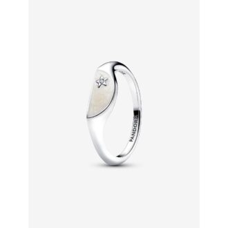 Pandora ME Halved Enamel Signet Ring