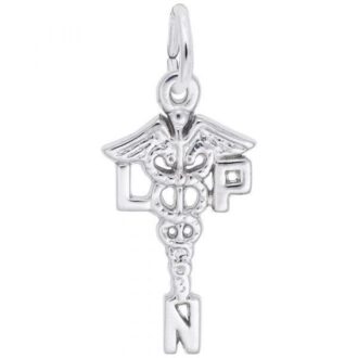 Rembrandt Charms LPN Charm in Sterling Silver