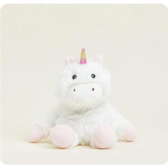 Warmies Junior White Unicorn Heatable Lavender Plush
