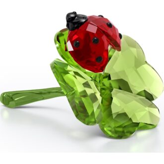 Swarovski Idyllia Lady Bug and Clover Figurine