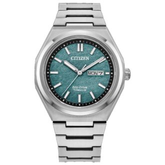 Citizen Eco-Drive Men's Two-Tone Green Dial Dress Watch