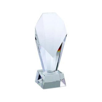 Optic Crystal Fountain Trophy 7.25" - Engraving Included