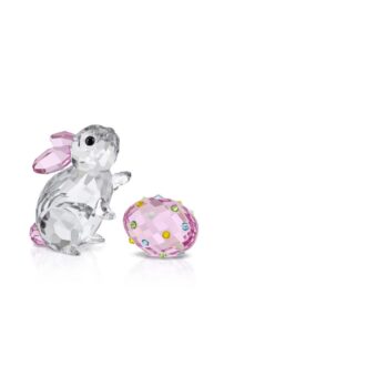 Swarovski Idyllia Rabbit & Egg Figurine