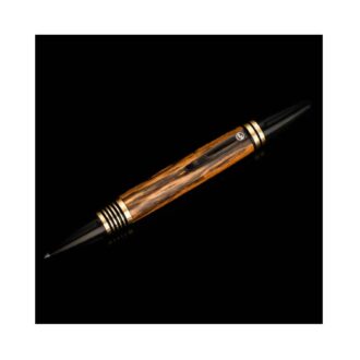 William Henry Caribe 13 Rosewood Barrel with Brass Spacers and Art Deco Accents