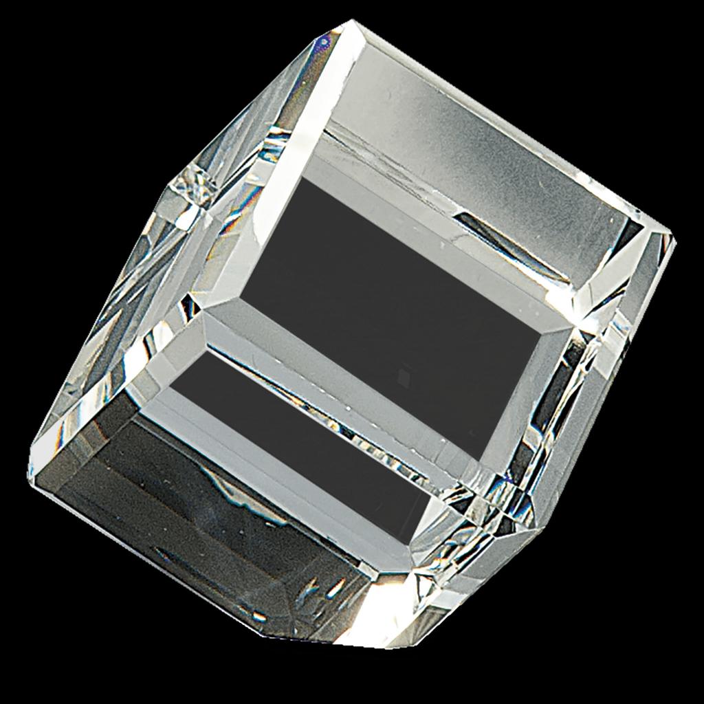 Personalized 2.5 x 2.5 in Crystal Cube - Engraving Included
