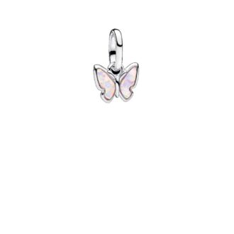 Pandora Sterling Silver Opal Butterfly Charm