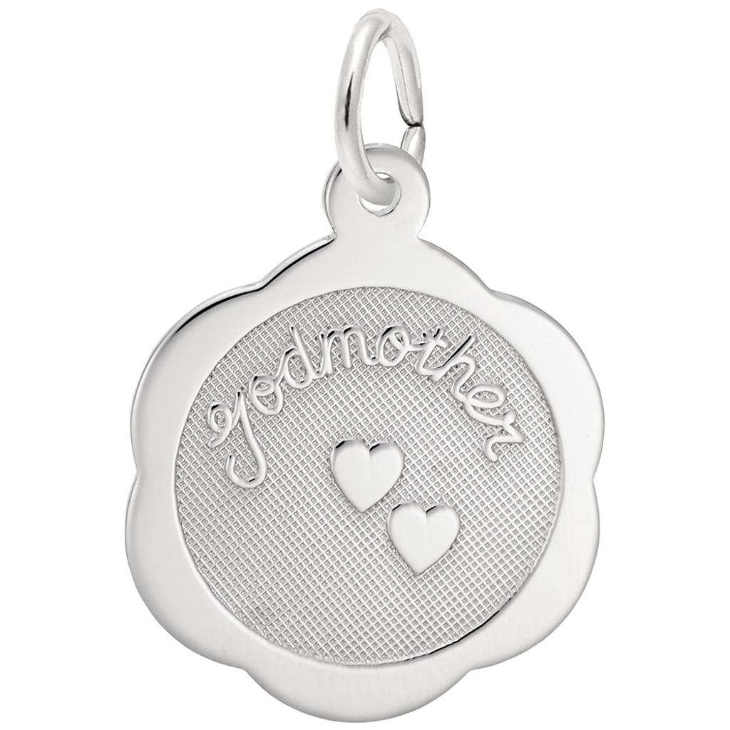 Rembrandt Godmother Charm in Sterling Silver