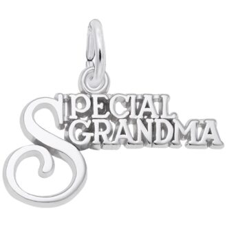 Special Grandma Charm in Sterling Silver by Rembrandt Charms