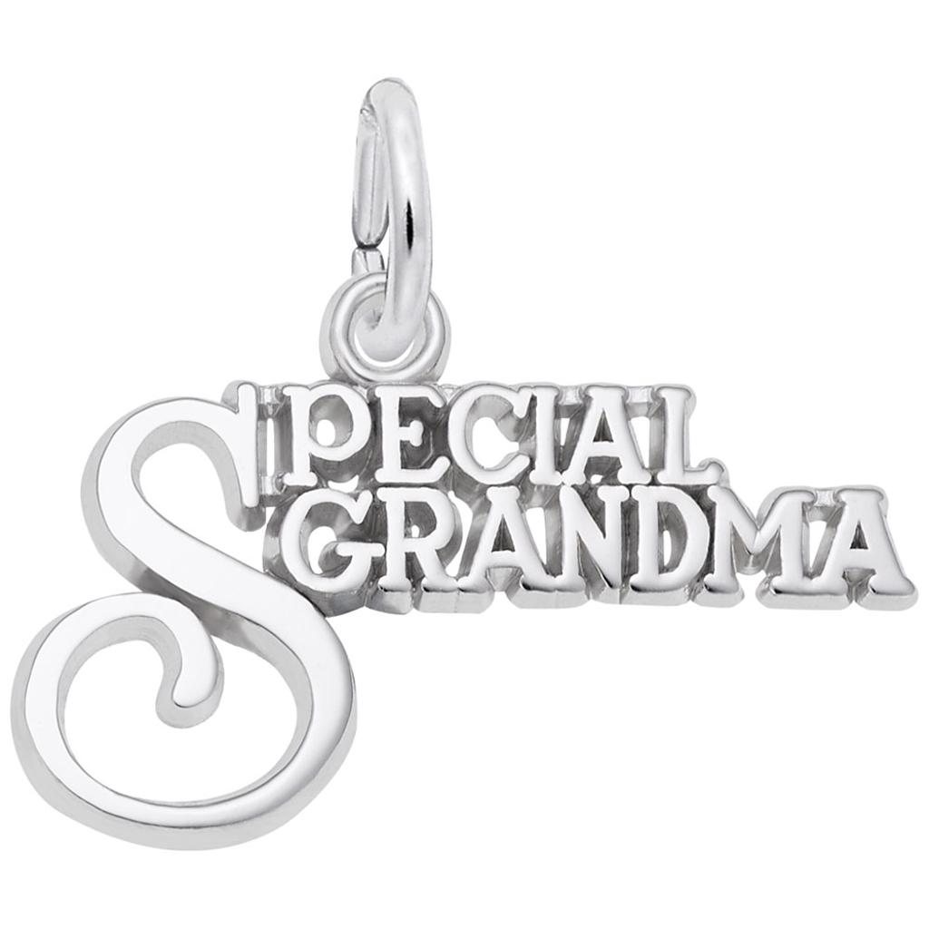 Special Grandma Charm in Sterling Silver by Rembrandt Charms