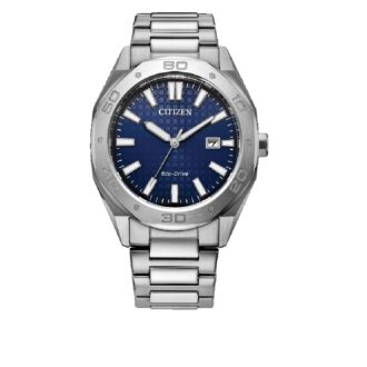 Citizen Men's Stainless Steel Blue Dial Dress Watch