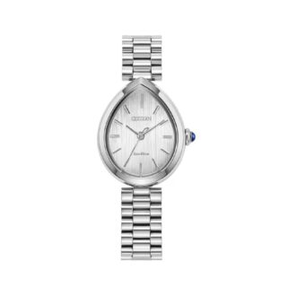 Citizen "Rainell" Teardrop Case Silver Dial Dress Watch