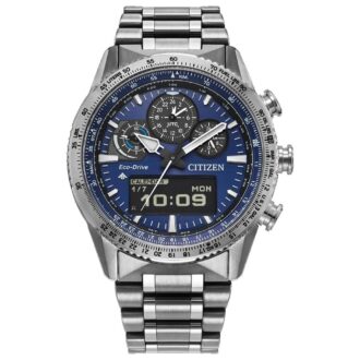 Citizen Eco-Drive Men's Sport Watch with Blue Dial