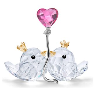 Swarovski With Love Pink Heart Love Birds