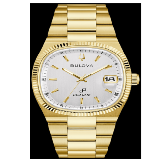 Bulova Men's Super Seville Dress Watch with Yellow and White Dial