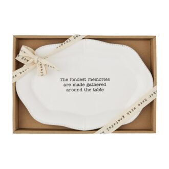 Fondest Memories Ceramic Platter 8.5" x 12.5"