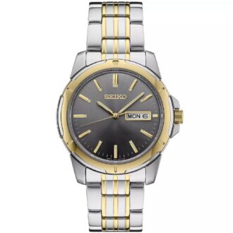 Seiko Men's Two-Tone Gray Dial Dress Watch