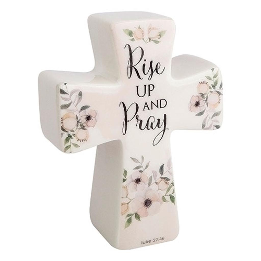 4.5" Prayer Cross - Rise Up and Pray