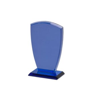 6.25" Cobalt Blue Shield Trophy