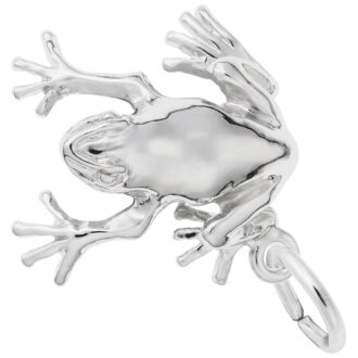 Rembrandt Tree Frog Charm in Sterling Silver