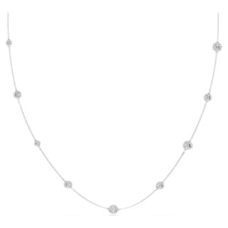 Swarovski Una Double-Sided Station Necklace with Clear CZ