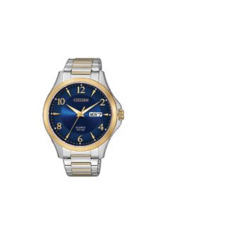Citizen Men's Two-Tone Blue Dial Quartz Dress Watch