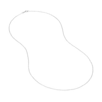 24" Cable Chain in Sterling Silver with Lobster Clasp