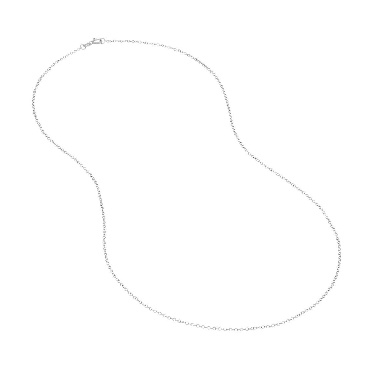 24" Cable Chain in Sterling Silver with Lobster Clasp