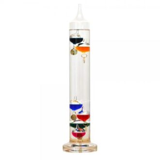 13" Galileo Glass Thermometer with Floating Spheres
