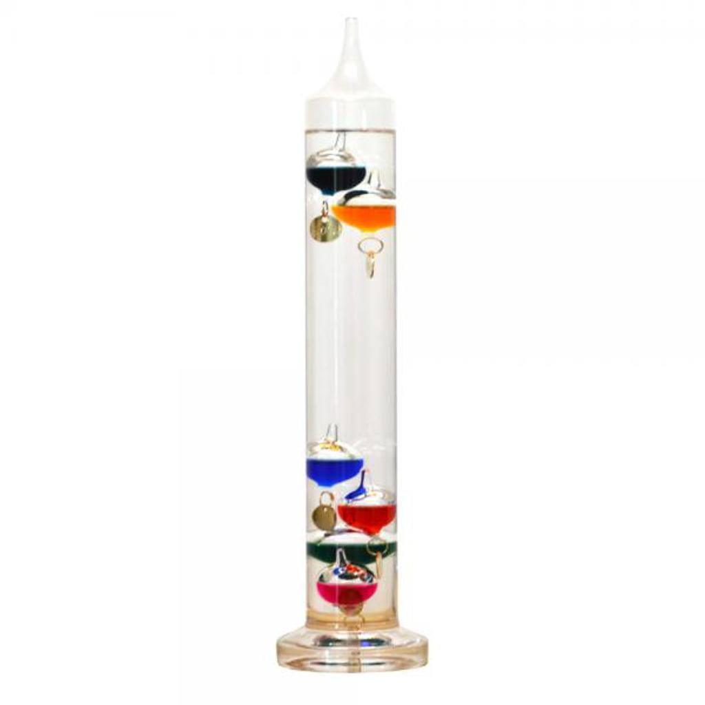 13" Galileo Glass Thermometer with Floating Spheres