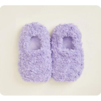 Warmies Curly Purple Slippers