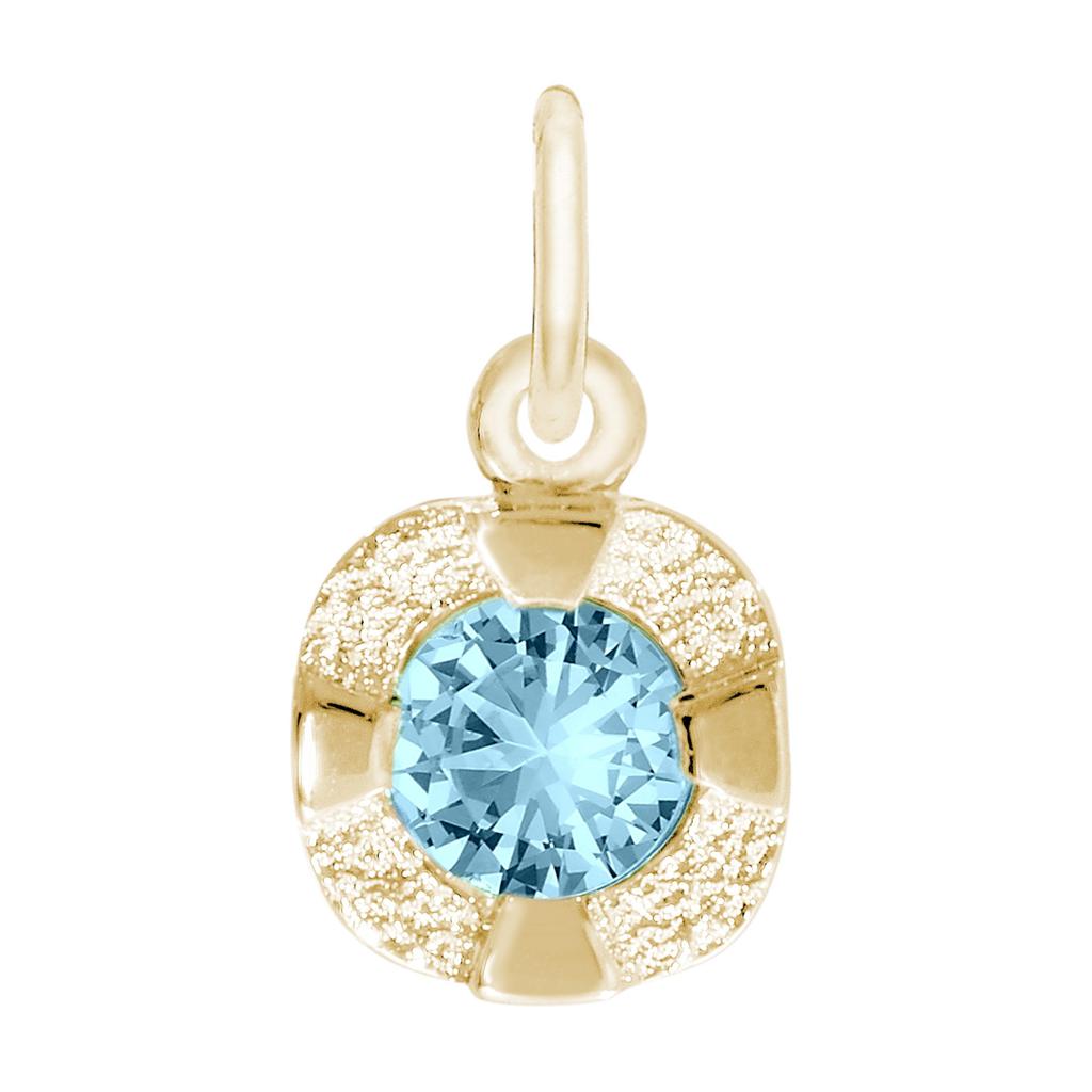 Rembrandt Petite December Birthstone Charm