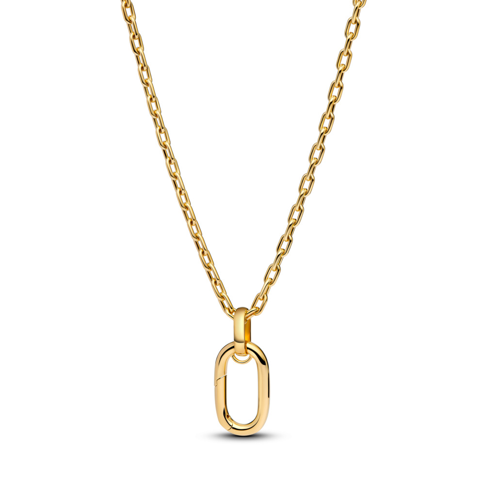Gold-Plated Openable Large Link Chain Necklace