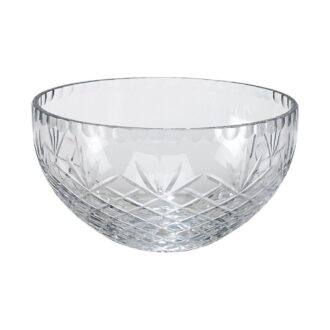 7" Medallion II Crystal Salad Bowl, Engraving Included