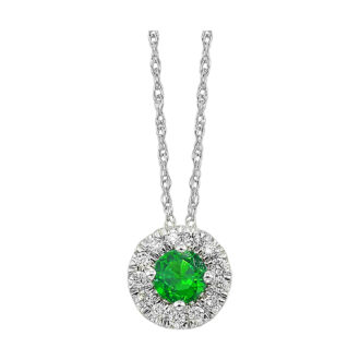 Halo Drop Earrings with .10ctw Round Diamonds in 10k White Gold