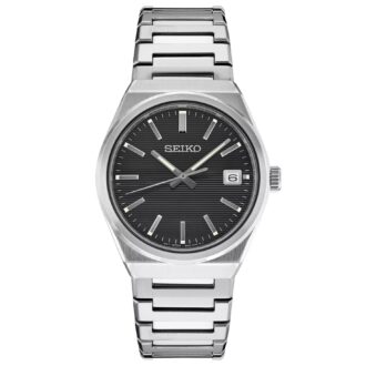Seiko Men's Essential Black Dial Dress Watch