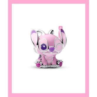 Pandora Disney Angel Charm with Pink and Purple Enamel