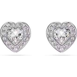 Swarovski Angelic Heart Halo Stud Earrings