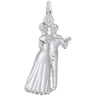 Rembrandt Ballroom Dancers Charm in Sterling Silver