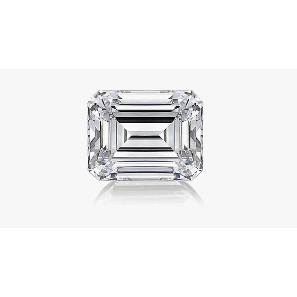 Loose 4.01ct F VS2 Lab-Grown Emerald Cut Diamond IGI