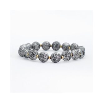 Yellow Heart Bead Bracelet