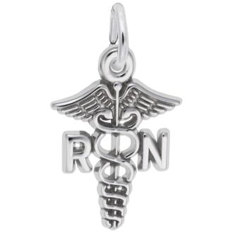 Rembrandt Small Rn Caduceus Charm