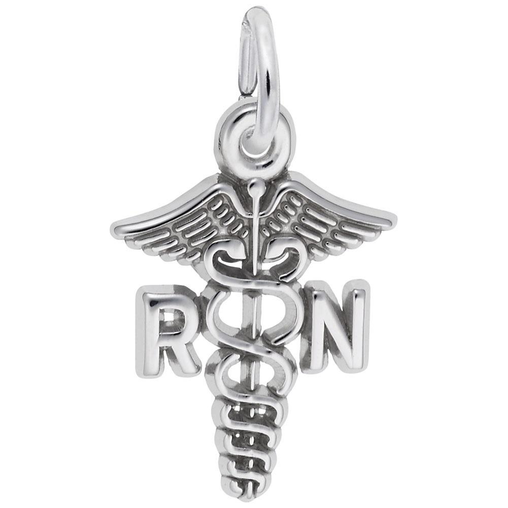 Rembrandt Small Rn Caduceus Charm